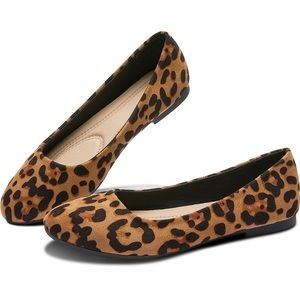 Obtaom Round Toe Slip on Ballet Flats
